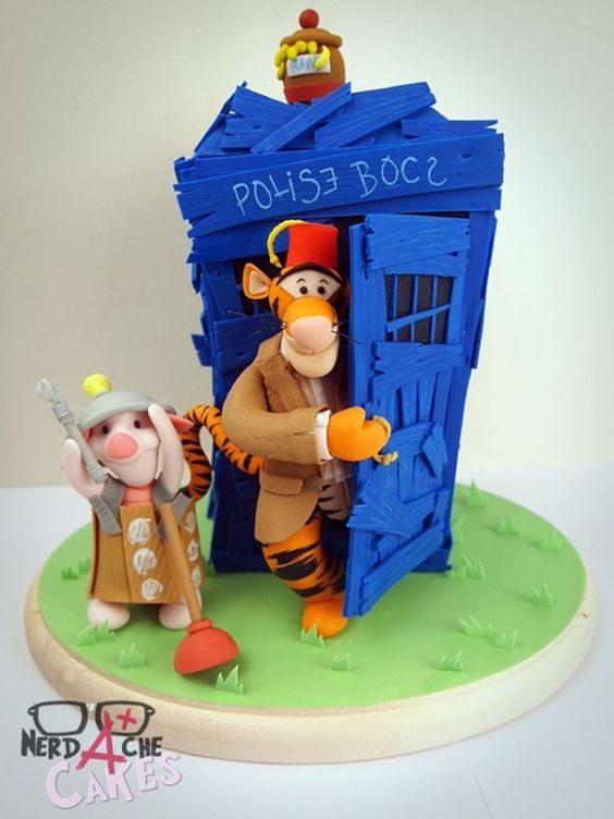 Tigger-Tastic Doctor Who Cake