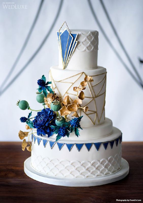 WedLuxe Magazine Cake