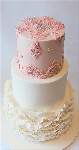 Wedding Dress Inspired Cake