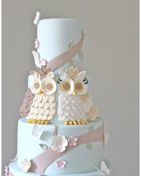 Winding Tree Owl Themed Cake