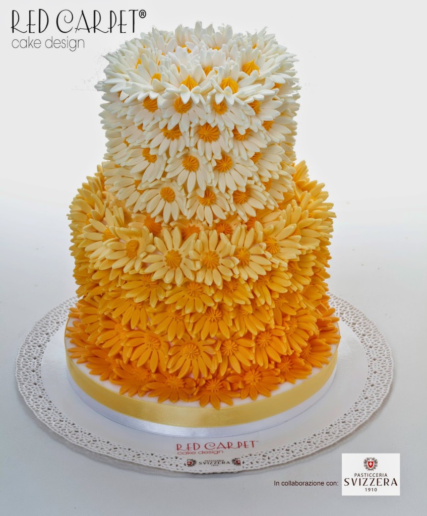 Yellow Daisy Cake