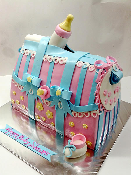 3D Baby Shower Cake