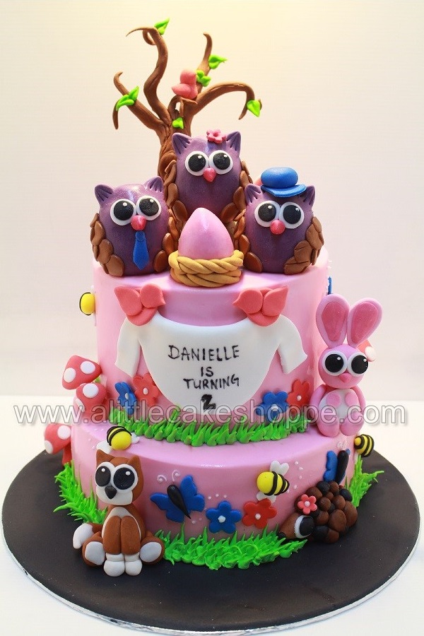 3D Owl Cake