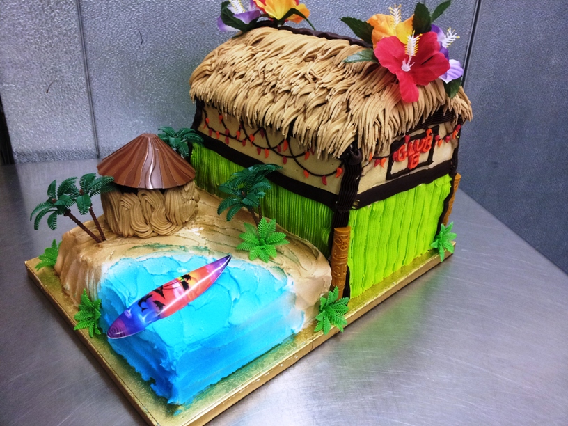 Beach 3D Cake