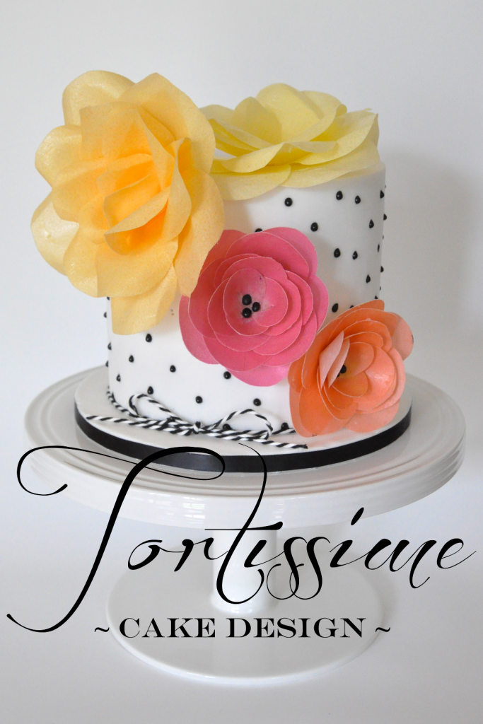 Beautiful Cake with Beautiful Flowers