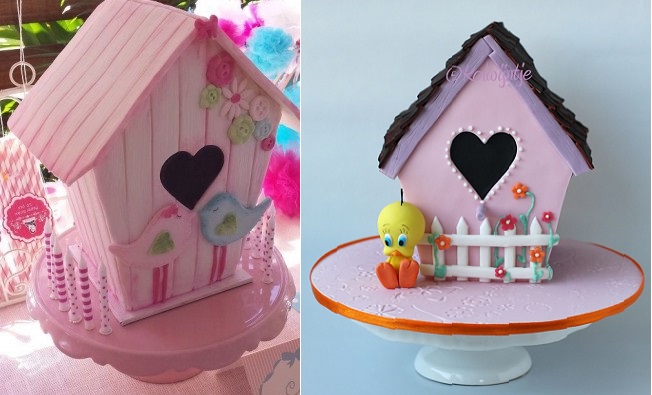 Birdhouse Cake by Heidi Dahlenburg Cake and Whimsy Australia