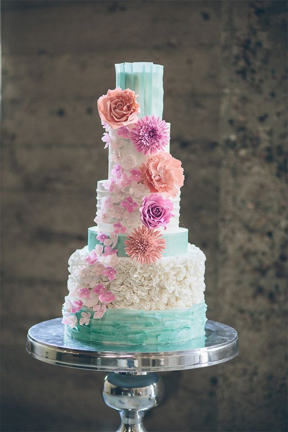 Cheerful and Whimsical Cake by RooneyGirl BakeShop