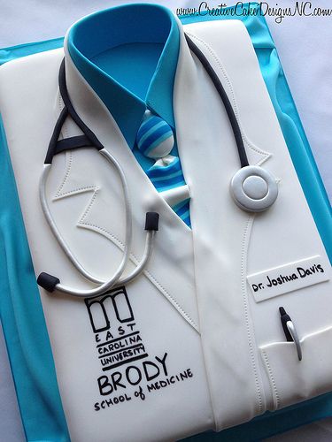 Completely edible groom's cake ordered for a Groom who's getting ready to go off to Medical School