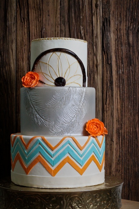 Delicious And Beautiful Boho Chic Wedding Cake Amazing Cake Ideas