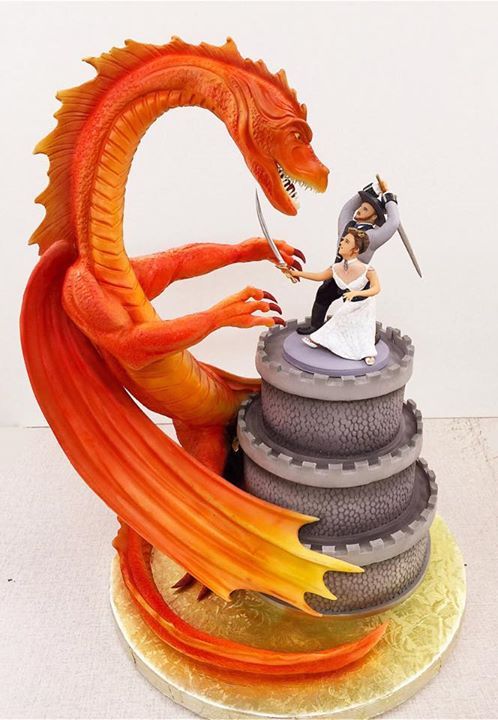 Ace Of Cakes Dragon Wedding Cake