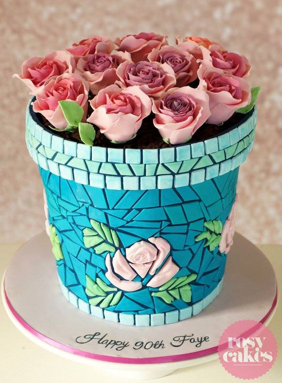 Edible Art, Flower Pot Cake