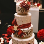 Elegant Red Cake