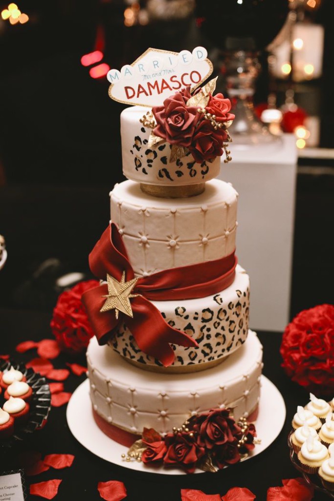 Elegant Red Cake