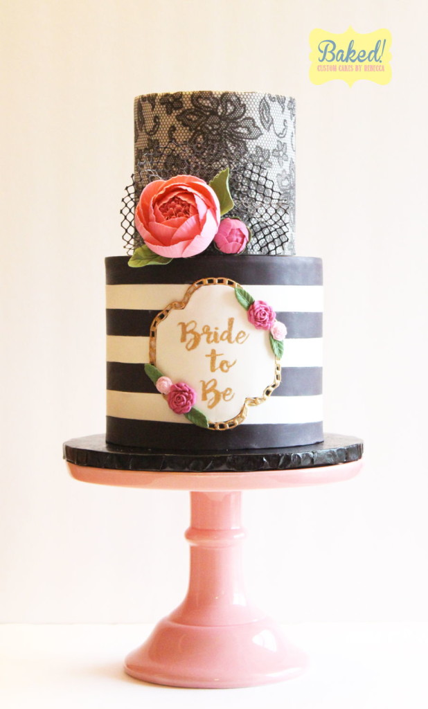 Flirty Little Bridal Cake