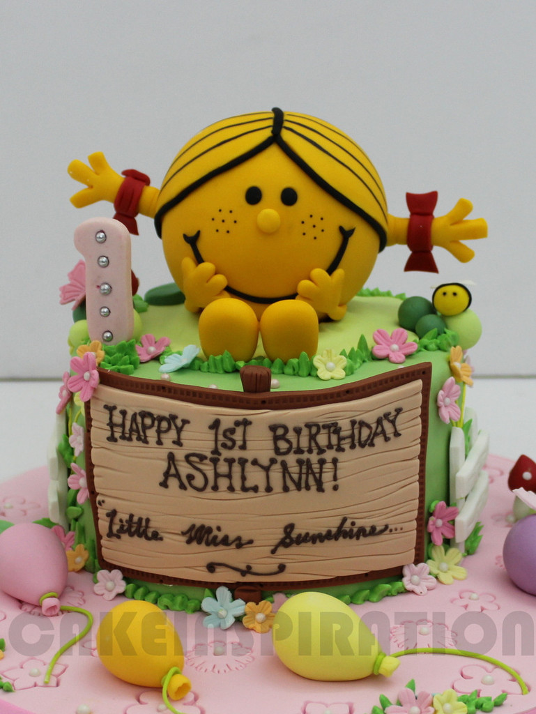 Little Miss Cute Sunshine Cake