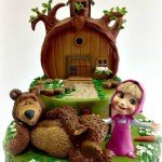 Masha and the Bear - Cake by Patrizia Laureti Luxury Cake Design