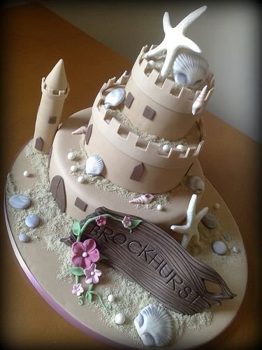 Sandcastle Cake