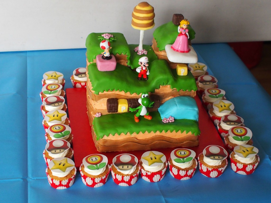 Super Mario and Company Cakes