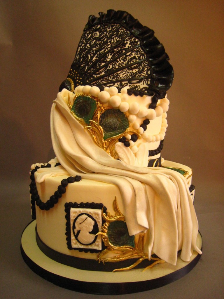 Vintage Fan Cake