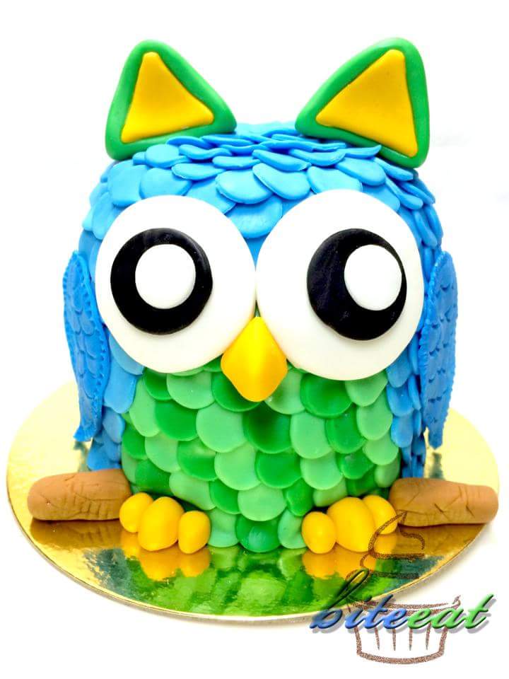 Haydey Maño Garcia's Cute Owl Cake