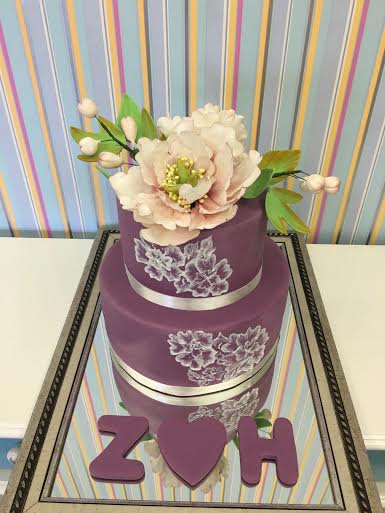 Purple Cake by Neslihan Kosker