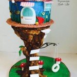 Tree House Cake by Su from Expressions Cake Art