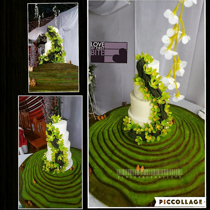 Banawe Rice Terraces Cake by Eloisa Buenavista