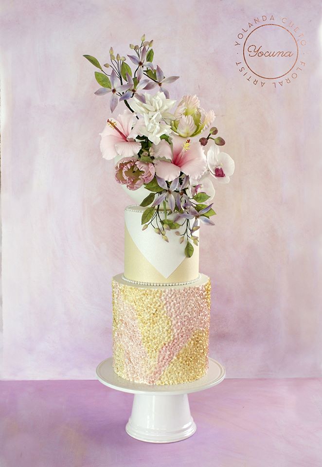 Elegant Cake by Yocuna Arte en Azúcar