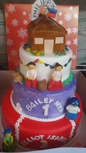 Filipiniana, Inside Out Inspired Cake by Ivy Emia Astoveza