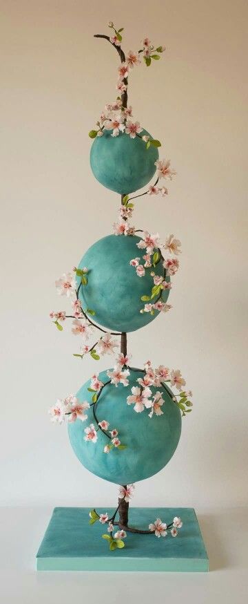Flower Tower Cake