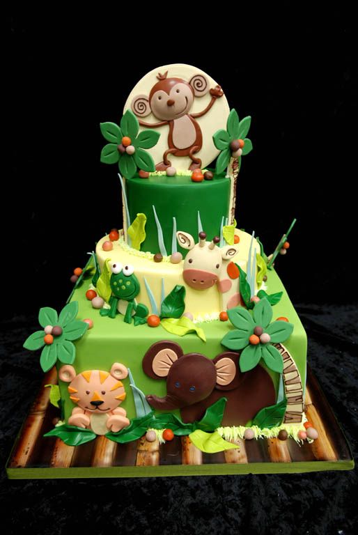 Jungle Babies Cake - Amazing Cake Ideas