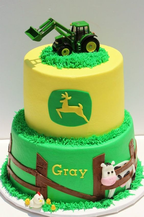 Kiddie Green Cake