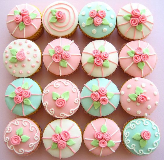 Rose Cupcakes Photo by hello naomi on Flickr