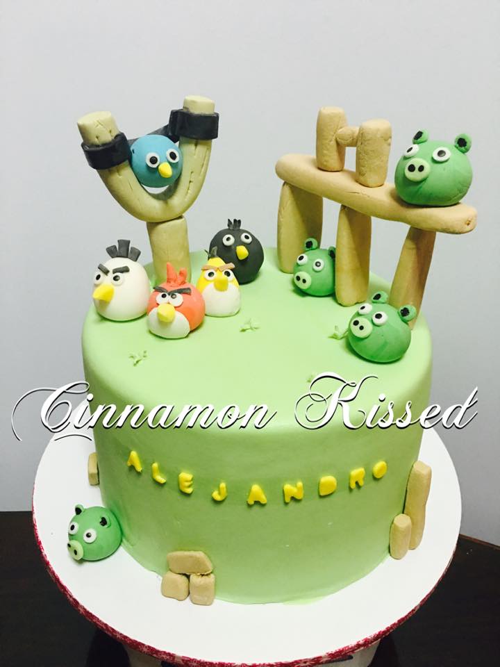 Angry Birds Cake by Shy Ness