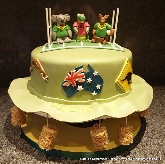 Australian Cork Hat by Carole of Carole's Customised Cakes