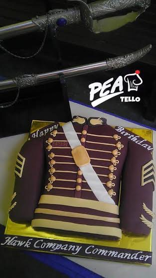 Commander's Cake by Pea Tello of Hapea Cakes and Souvenirs