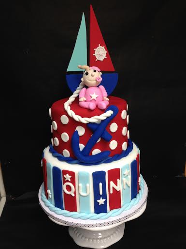 Cute Naval Themed Cake by Robbie Balmaceda of ROBBIE's Art Cakes