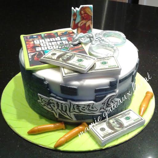 Grand Theft's Cake by Manon Fortier