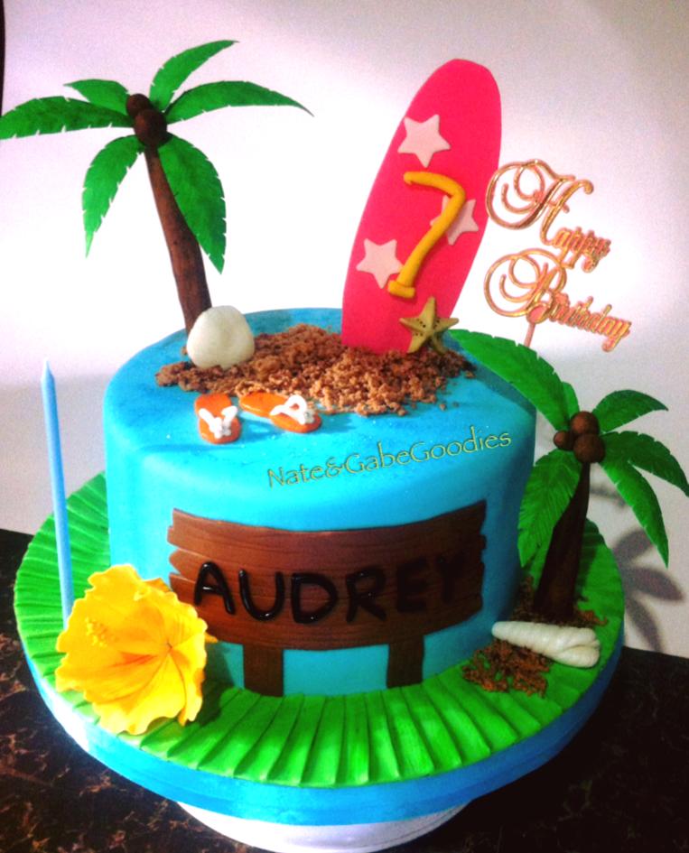 Surfer inspired cake by Nate N Gabe Goodies