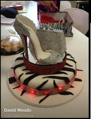 High Heels Cake by Christine Woods