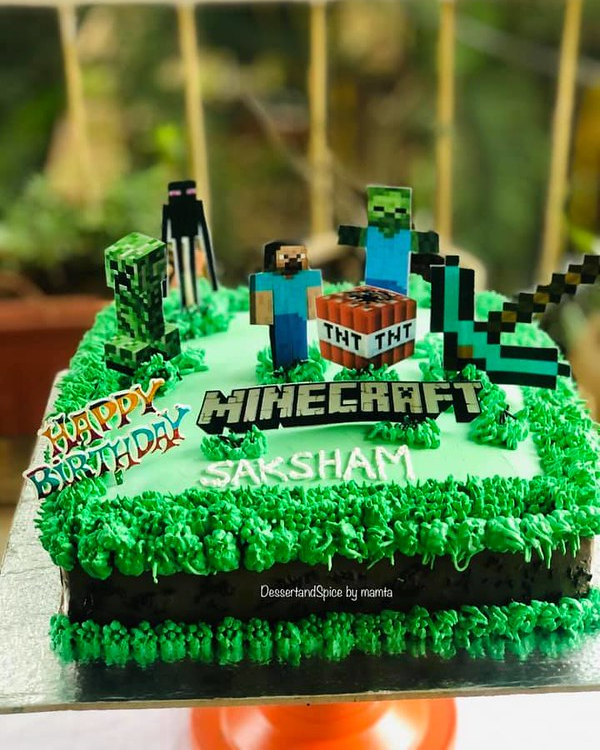 Minecraft Birthday Cake - Decorated Cake by Benni Rienzo - CakesDecor