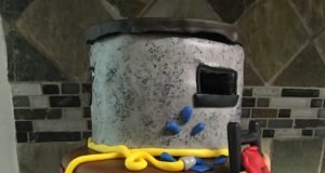 Retired Fireman Cake by Hello Happy Bakes