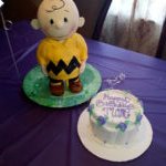 Standing Charlie Brown Cake by Jenny G's Unique Creations