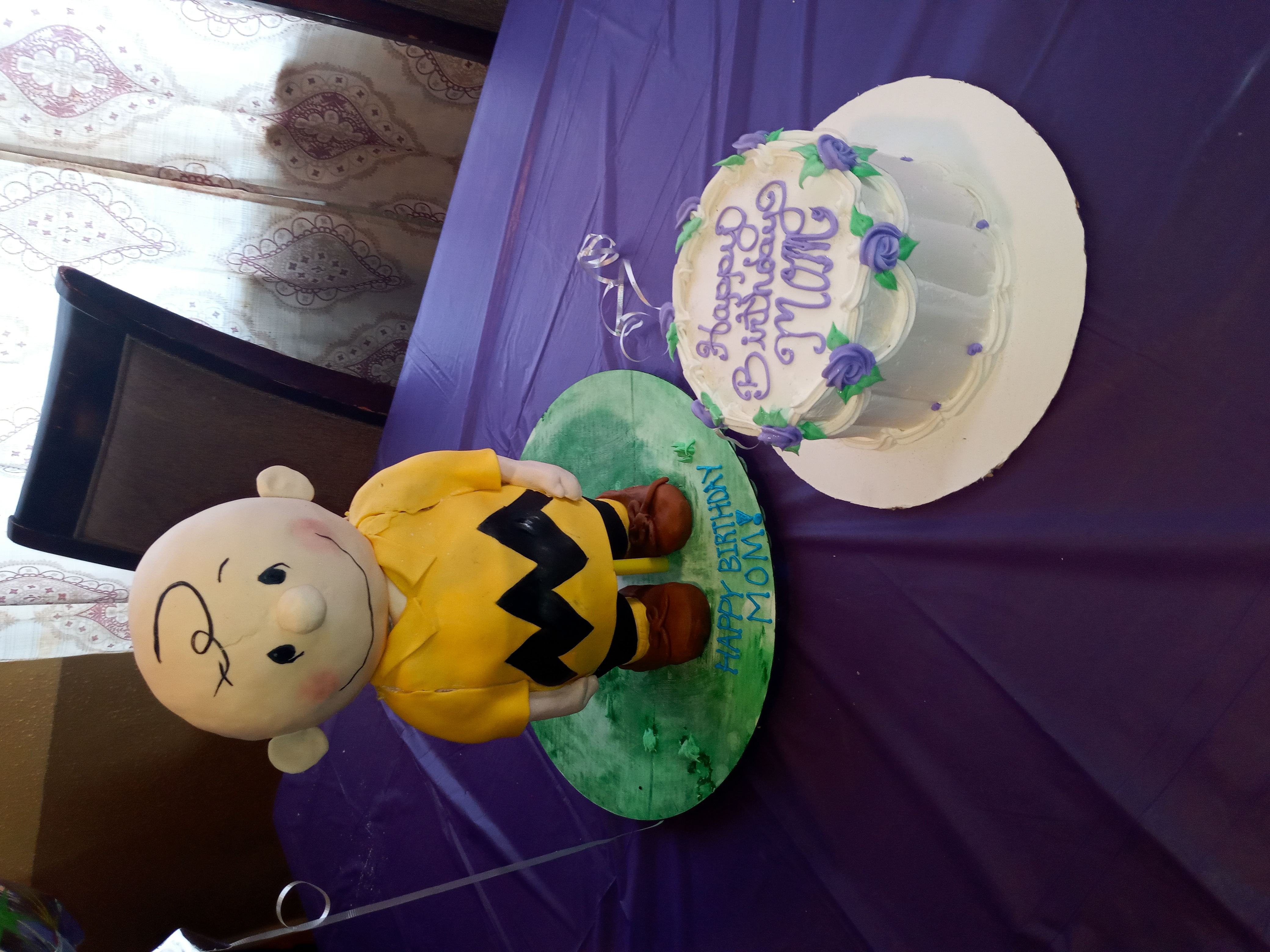 Standing Charlie Brown Cake by Jenny G's Unique Creations