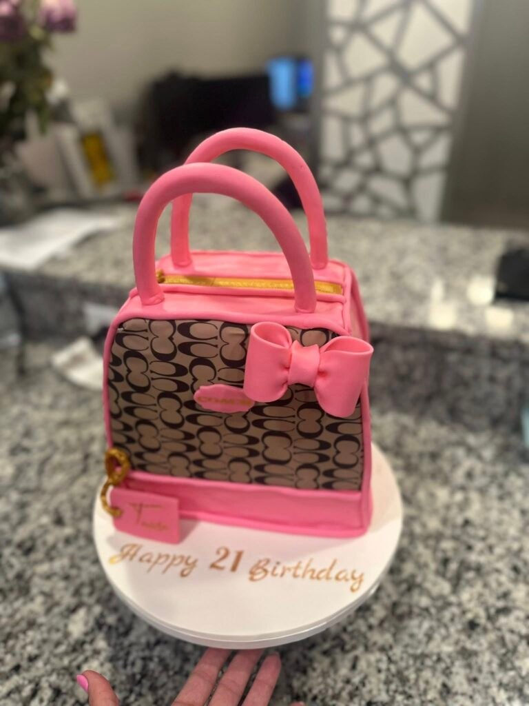 Coach Purse Cake by Shelly Bakes