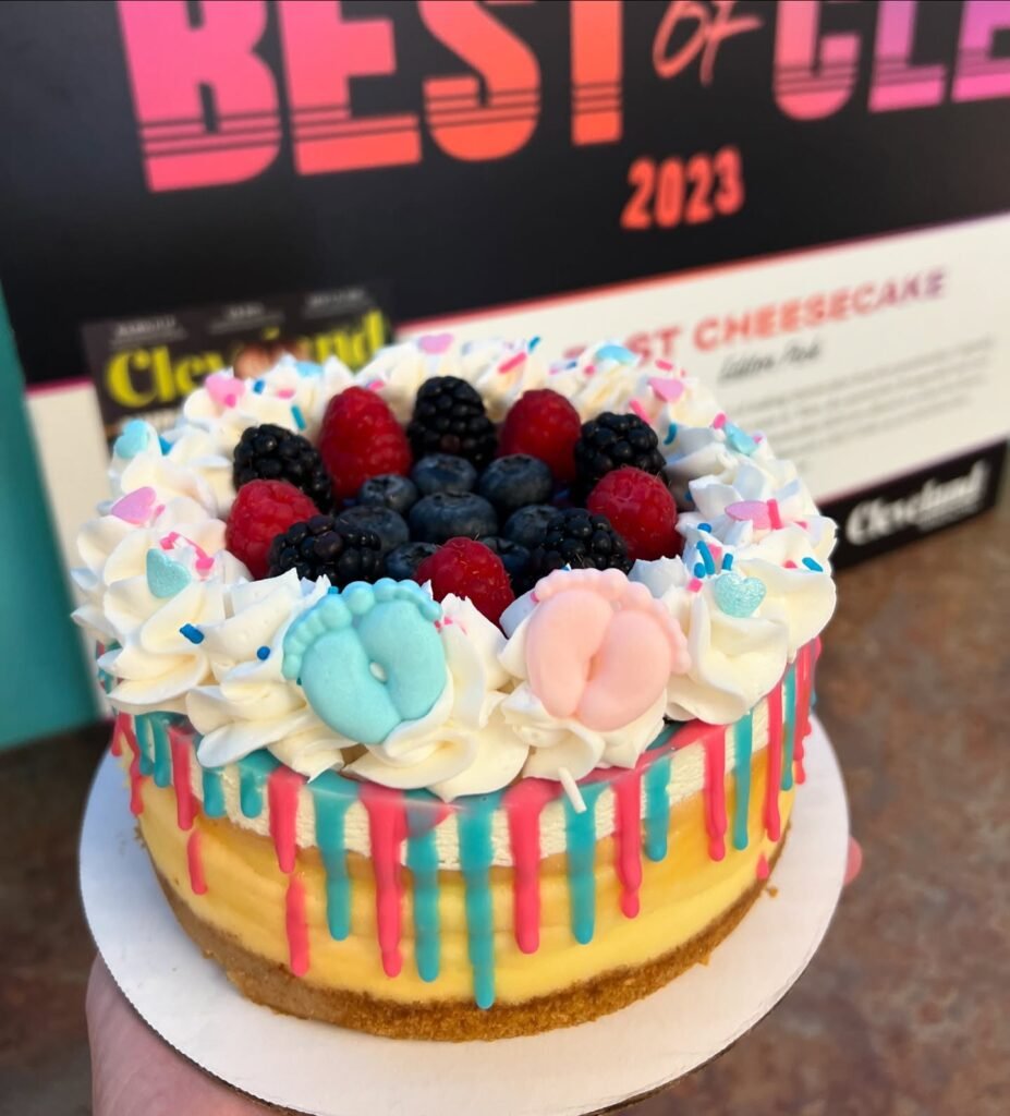 Gender Reveal Cake by Messy Aprons & Co
