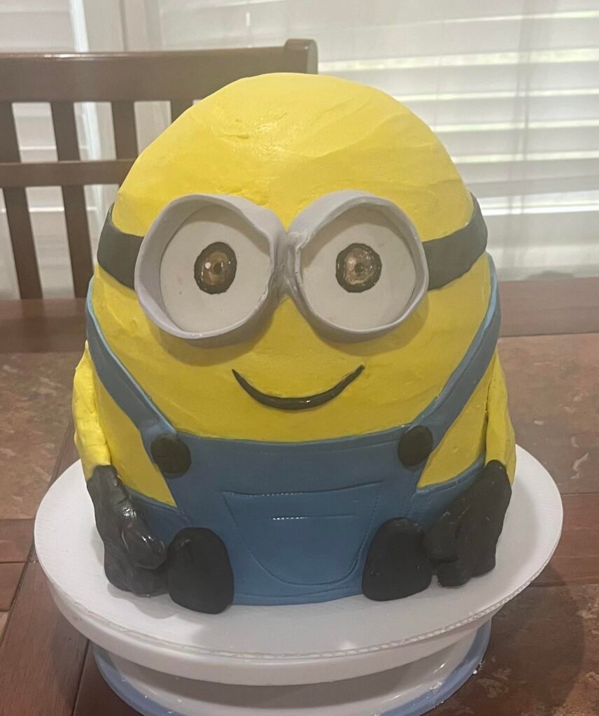 Minion Birthday Cake by Jessie Ann’s Baked Goods