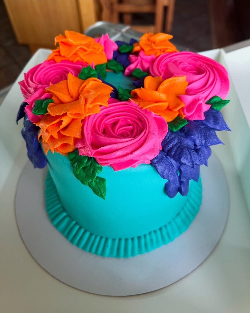 Cake by Mom + Me Bakery