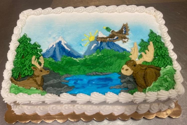 Cake by Two Ducks Bakery