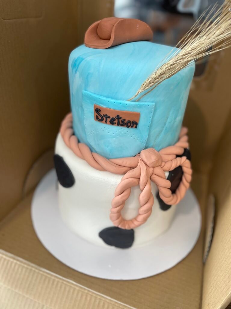 Cowboy Theme Cake by Leslie’s Bakery